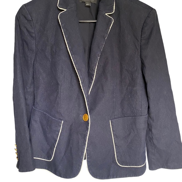 Ann Taylor Blazer Navy Size 6 - Picture 15 of 15